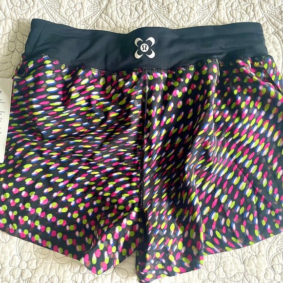 Lululemon Find Your Pace, high rise *SeaWheeze edition* shorts, NWT, sz. 8 - Picture 1 of 5